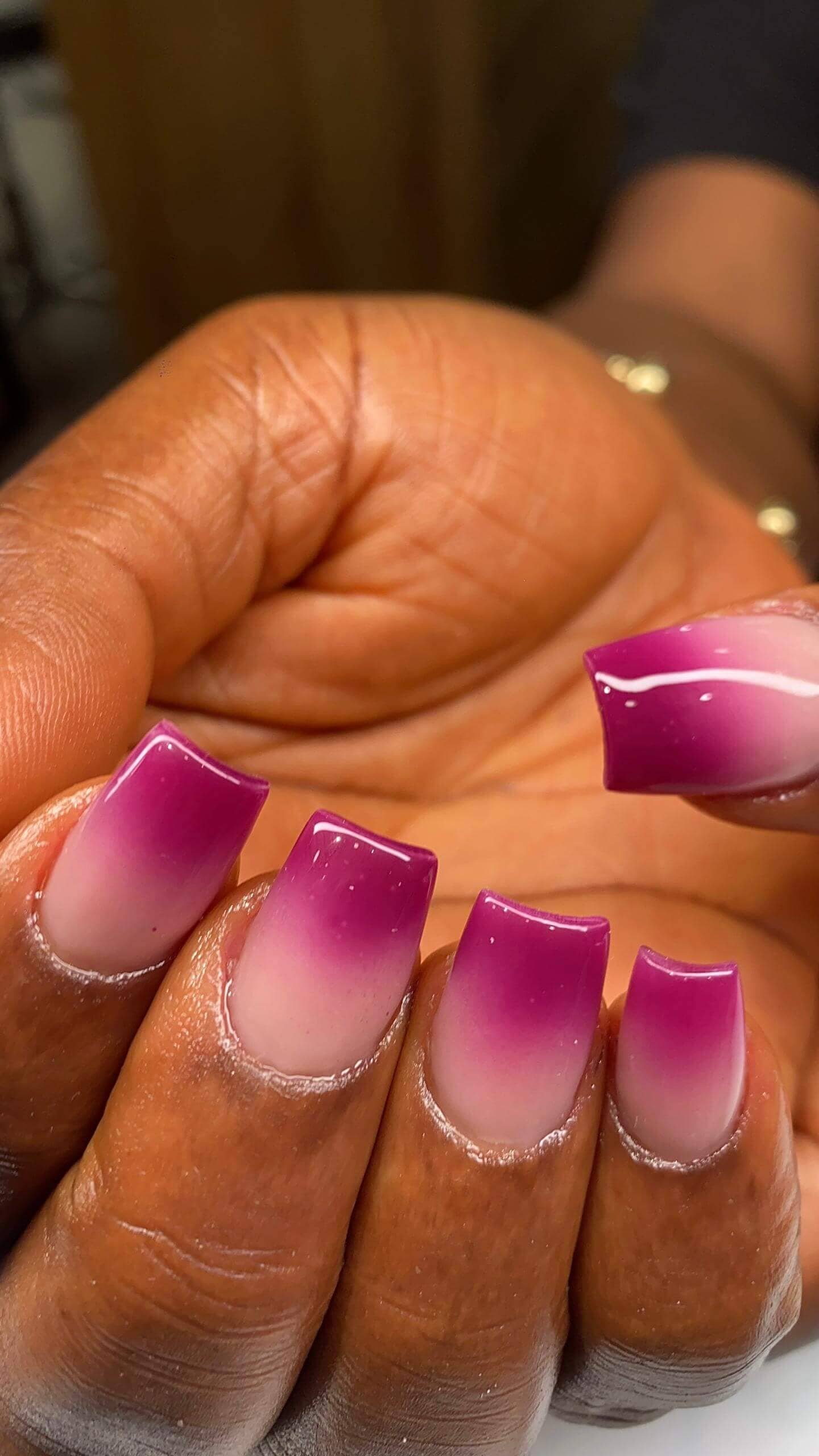 Sculpted nail extensions by Gilded Nail Studio